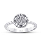 0,17 Carat Diamond Round Ring