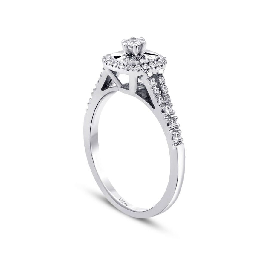 0,28 Carat Diamond Trend Ring