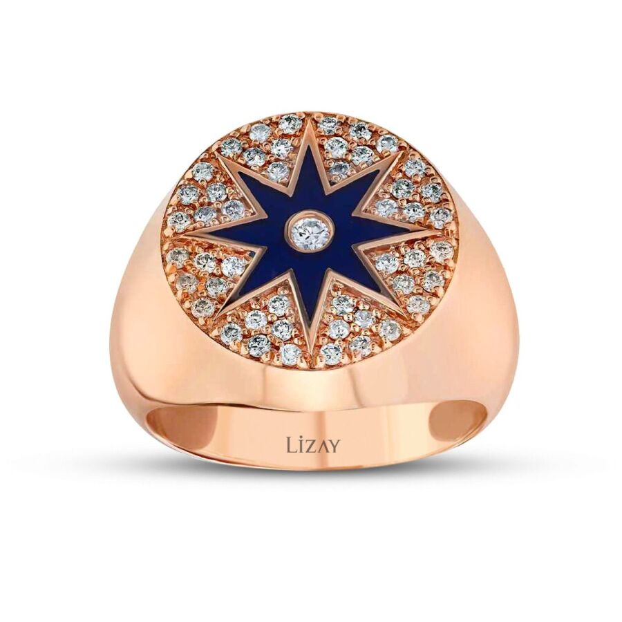 0,40 Carat Diamond Star Ring