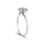 0,09 Carat Diamond Round Ring