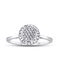 0,09 Carat Diamond Round Ring