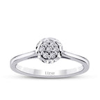 0,15 Carat Diamond-Effect Ring