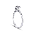 0,15 Carat Diamond-Effect Ring