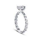 0,23 Carat Diamond Chain Ring