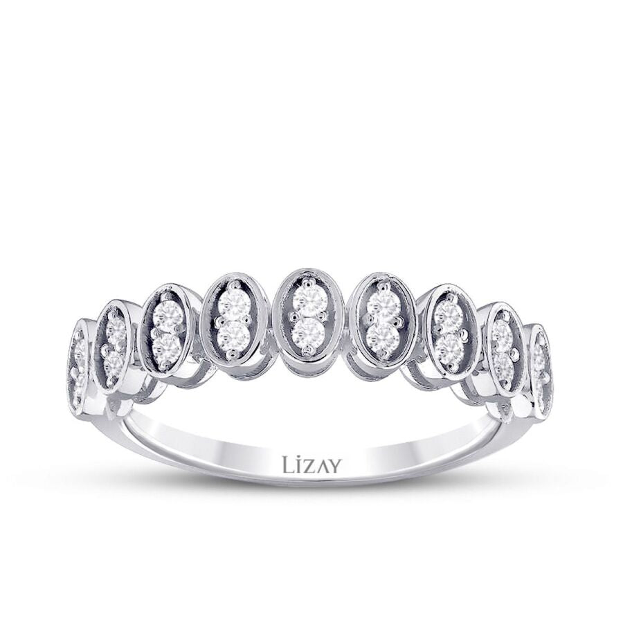 0,22 Carat Diamond Stone Trend Ring