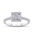 0,25 Carat Diamond Square Ring