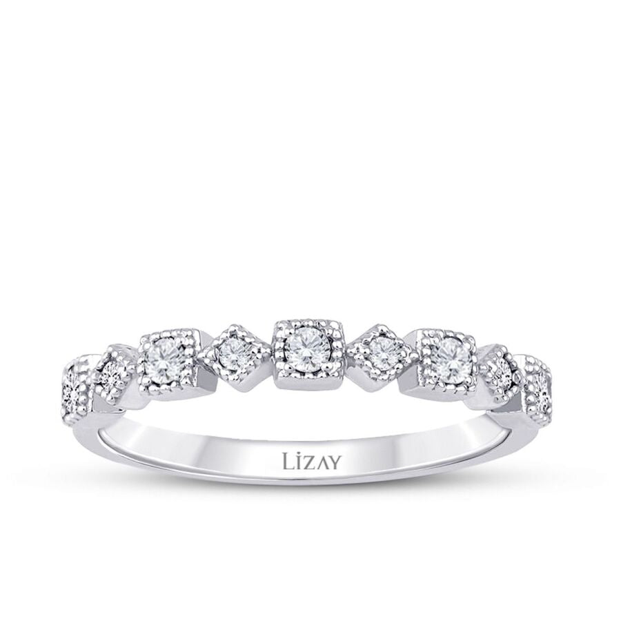 0,25 Carat Diamond Nine Stone Ring