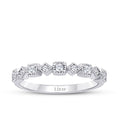 0,25 Carat Diamond Nine Stone Ring