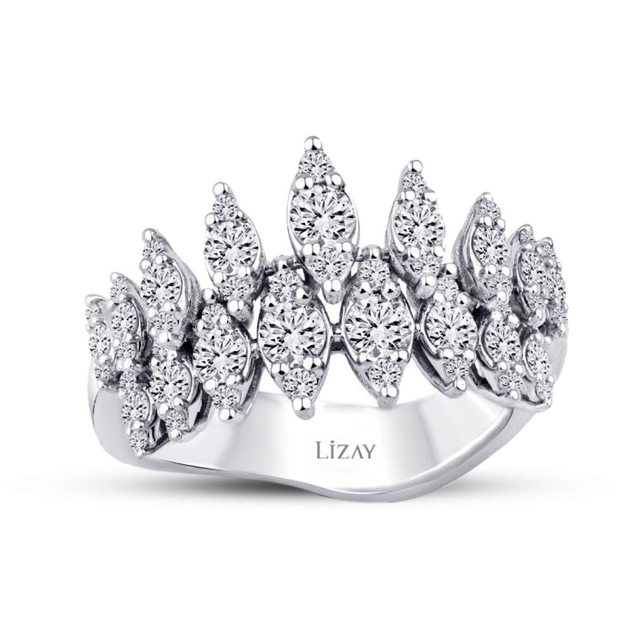 0,93 Carat Diamond Aurora Ring