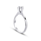 0.10 Carat Diamond Round Solitaire Engagement Ring