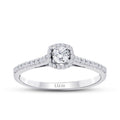 0,32 Carat Diamond Round Solitaire Engagement Ring