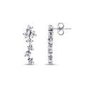0,05 Carat Diamond-Effect Earrings