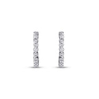 0,43 Carat Diamond Hoop Earrings