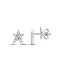 0,13 Carat Diamond Star Earrings