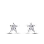 0,13 Carat Diamond Star Earrings
