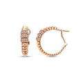 0,56 Carat Diamond Hoop Earrings