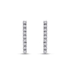 0,79 Carat Diamond Tennis Earrings