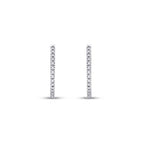 0,29 Carat Diamond Hoop Earrings