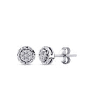 0,25 Carat Diamond Round Earrings