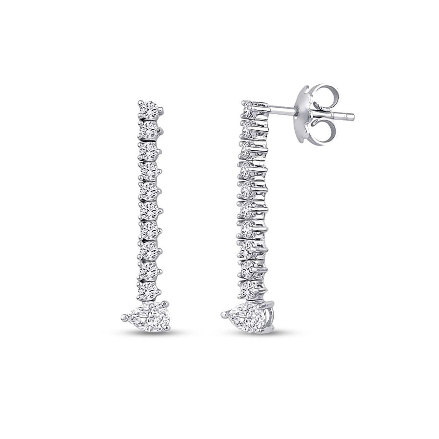 0,99 Carat Diamond Trend Earrings