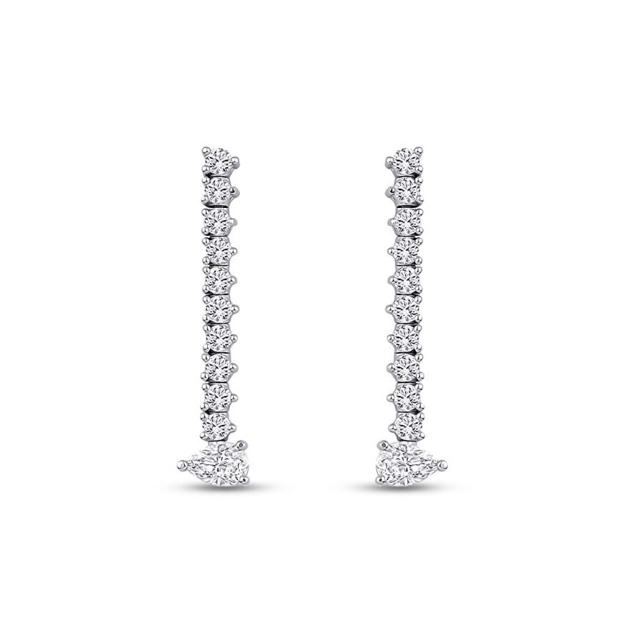 0,99 Carat Diamond Trend Earrings