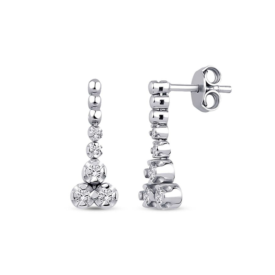 0,28 Carat Diamond Trend Earrings