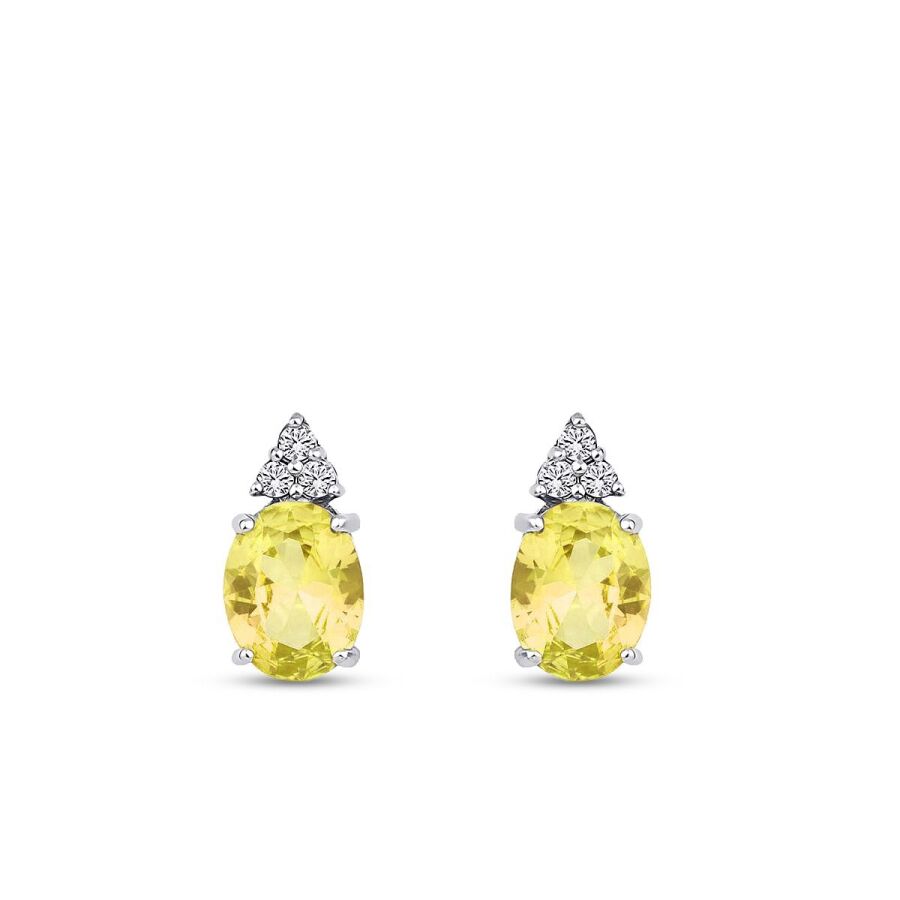3,43 Carat Diamond Fancy Earrings