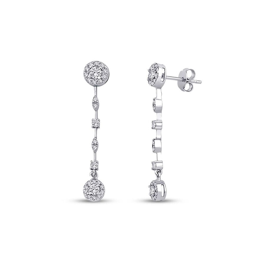 0,90 Carat Diamond Trend Earrings