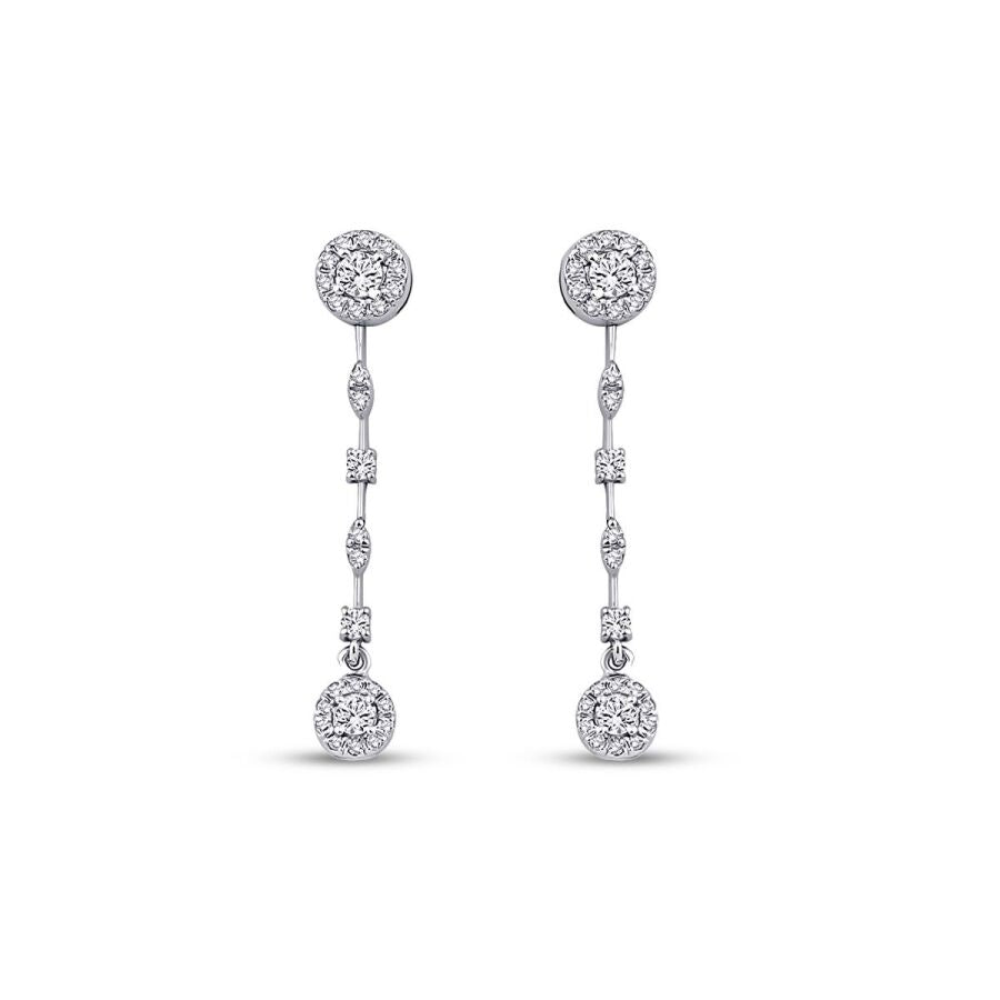 0,90 Carat Diamond Trend Earrings