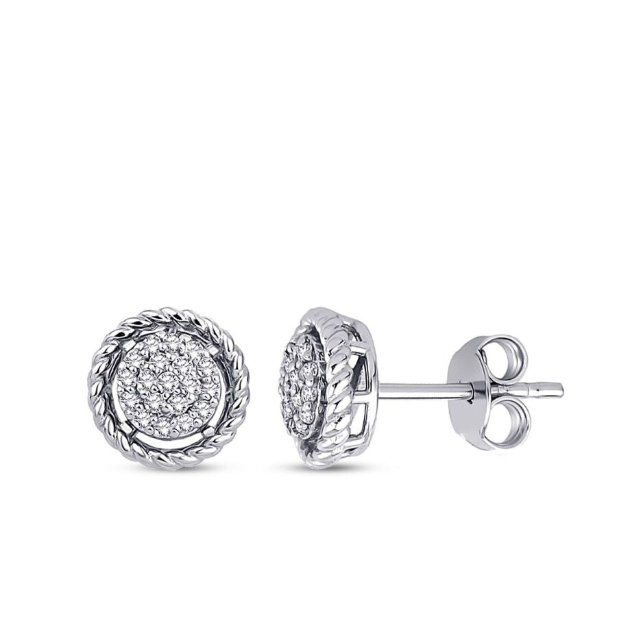 0,21 Carat Diamond Earrings