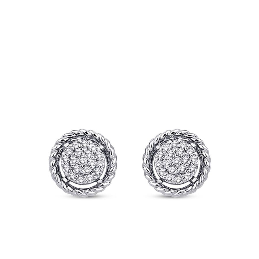 0,21 Carat Diamond Earrings