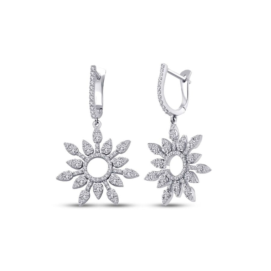 1,27 Carat Diamond Aurora Earrings
