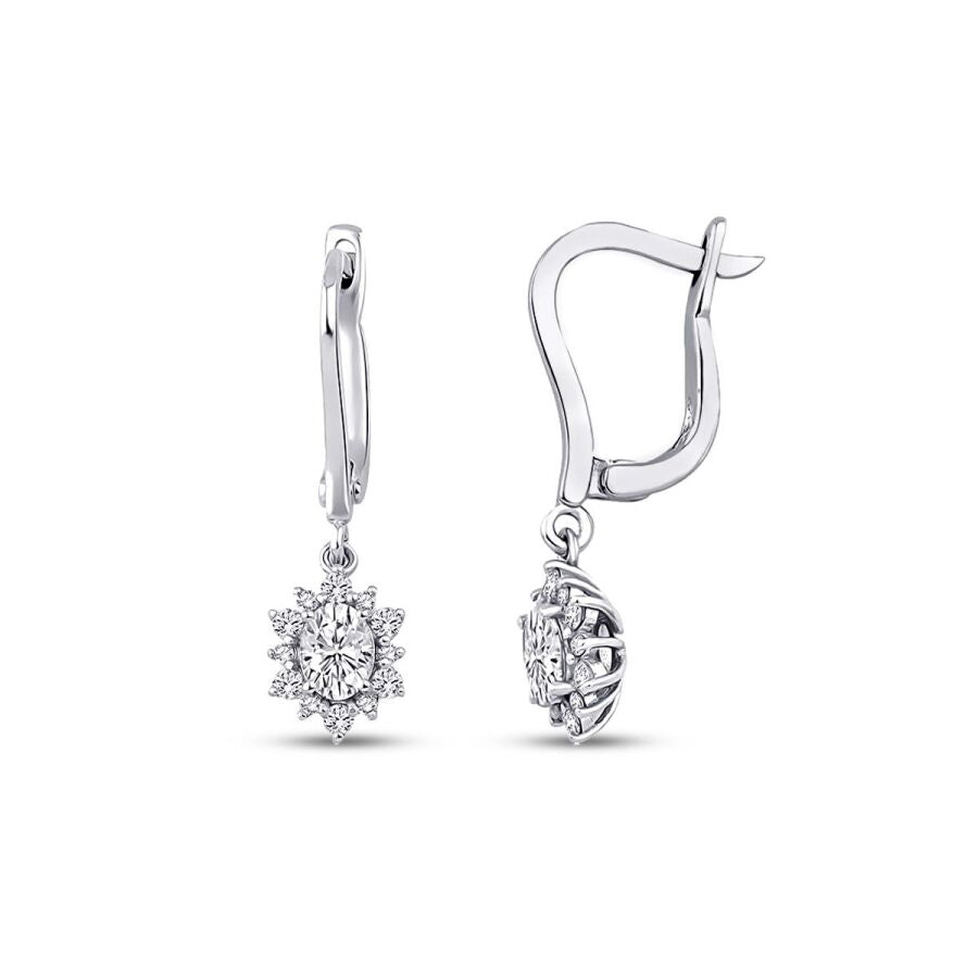 0,87 Carat Diamond Trend Earrings