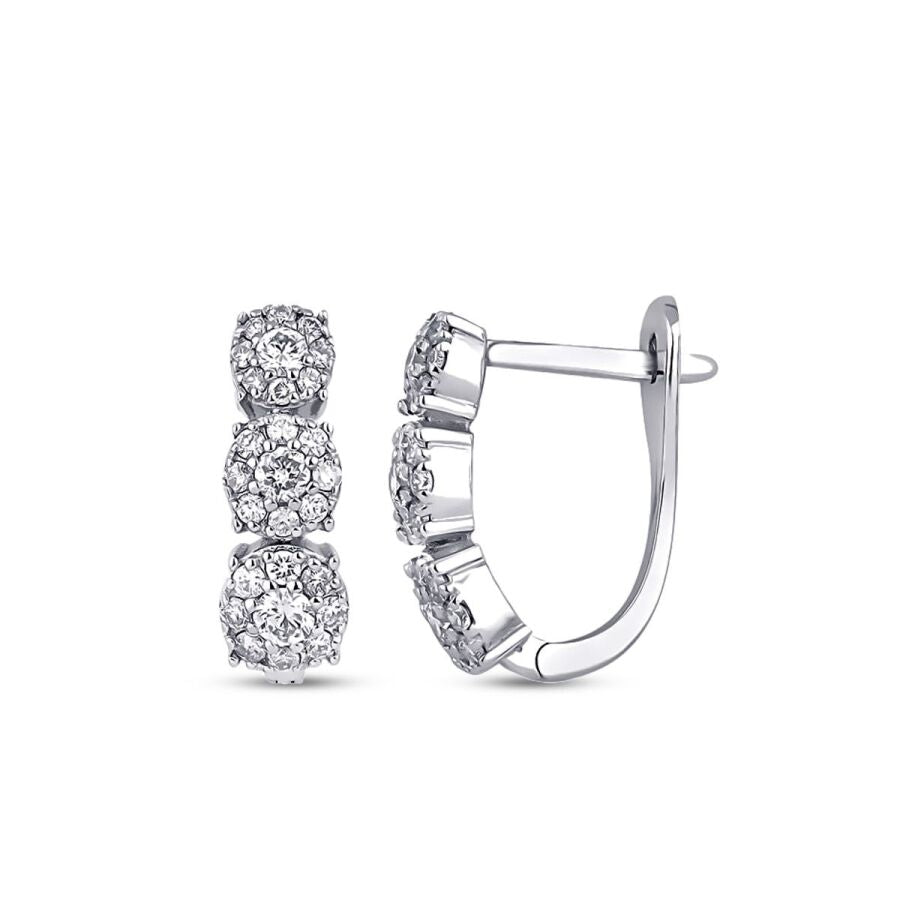 0,74 Carat Diamond Trend Earrings