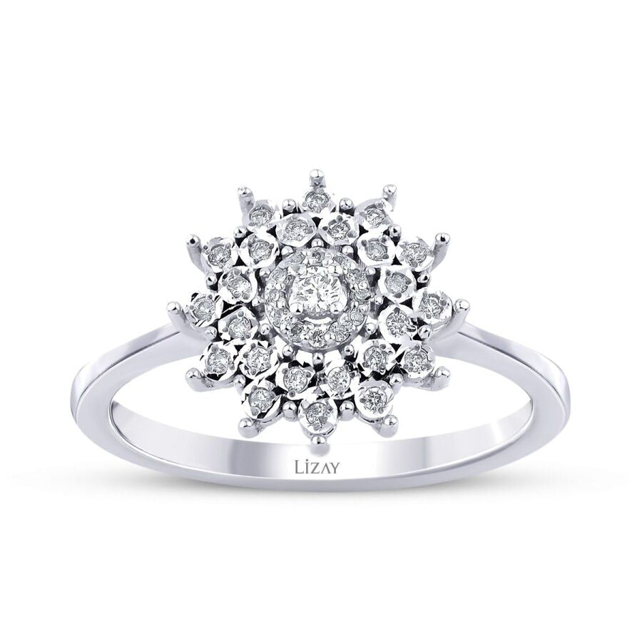 0,13 Carat Diamond Trend Ring