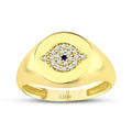Gold Eye Knight Ring
