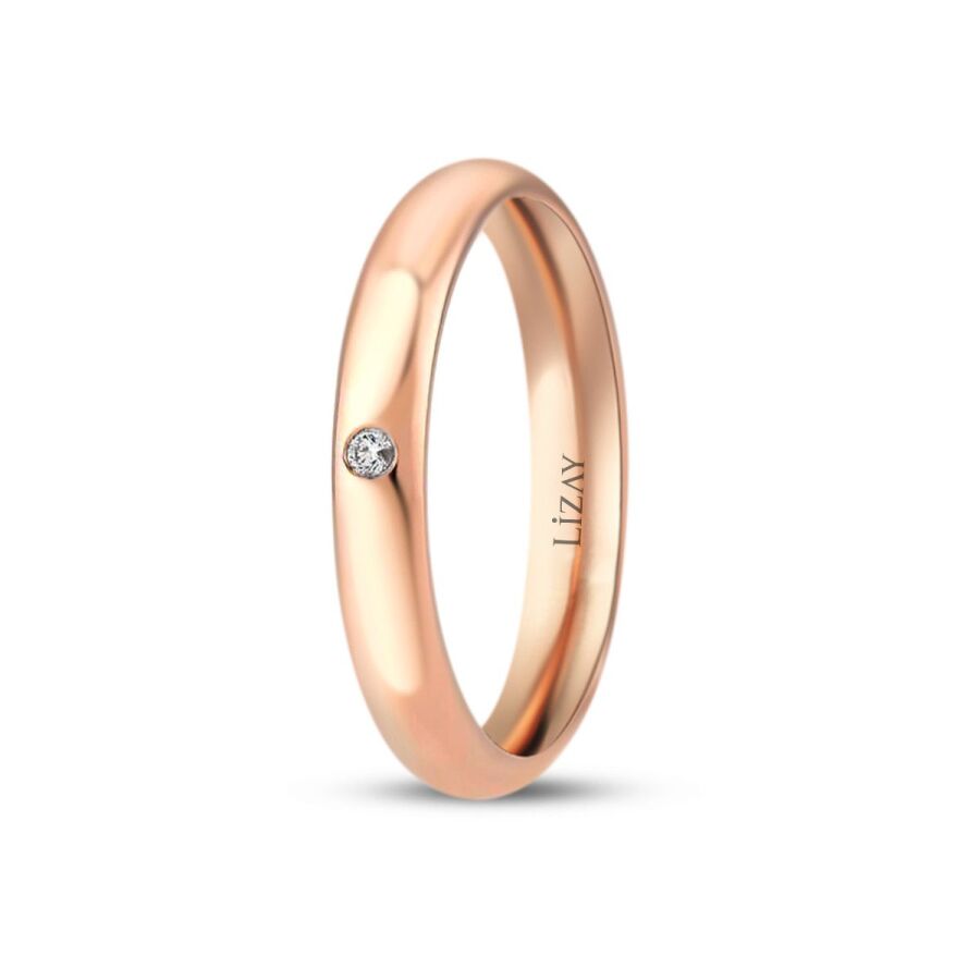0,02 Carat Diamond Wedding Band