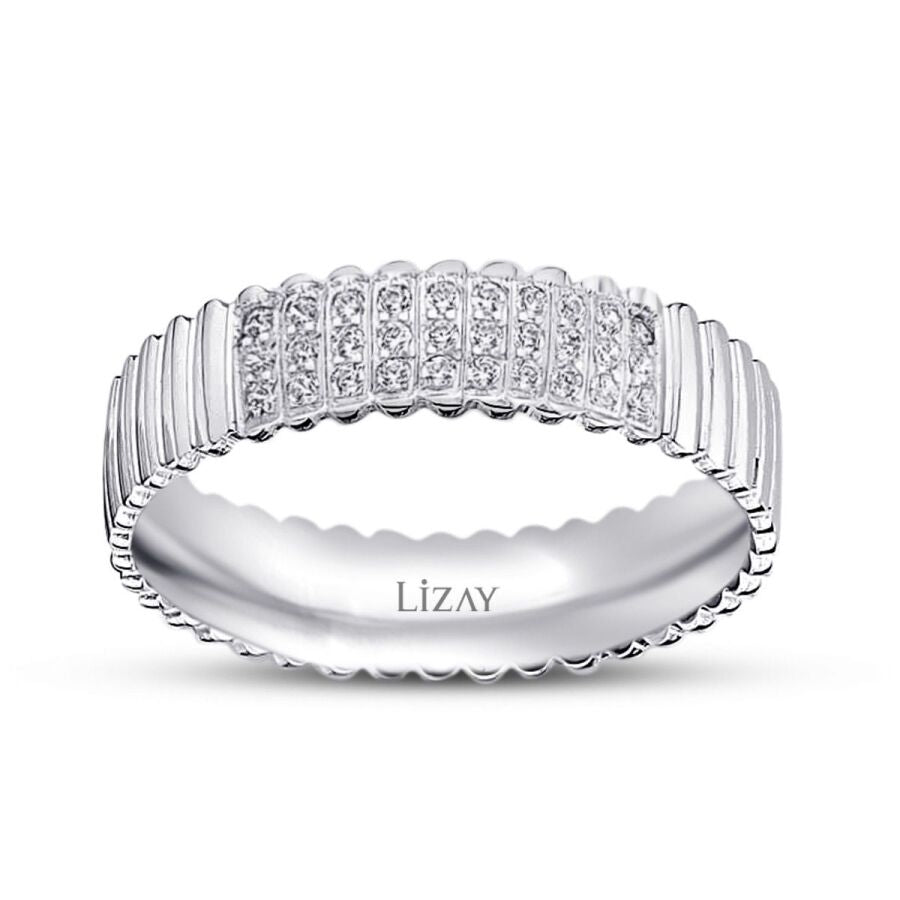 White Gold Wedding Band