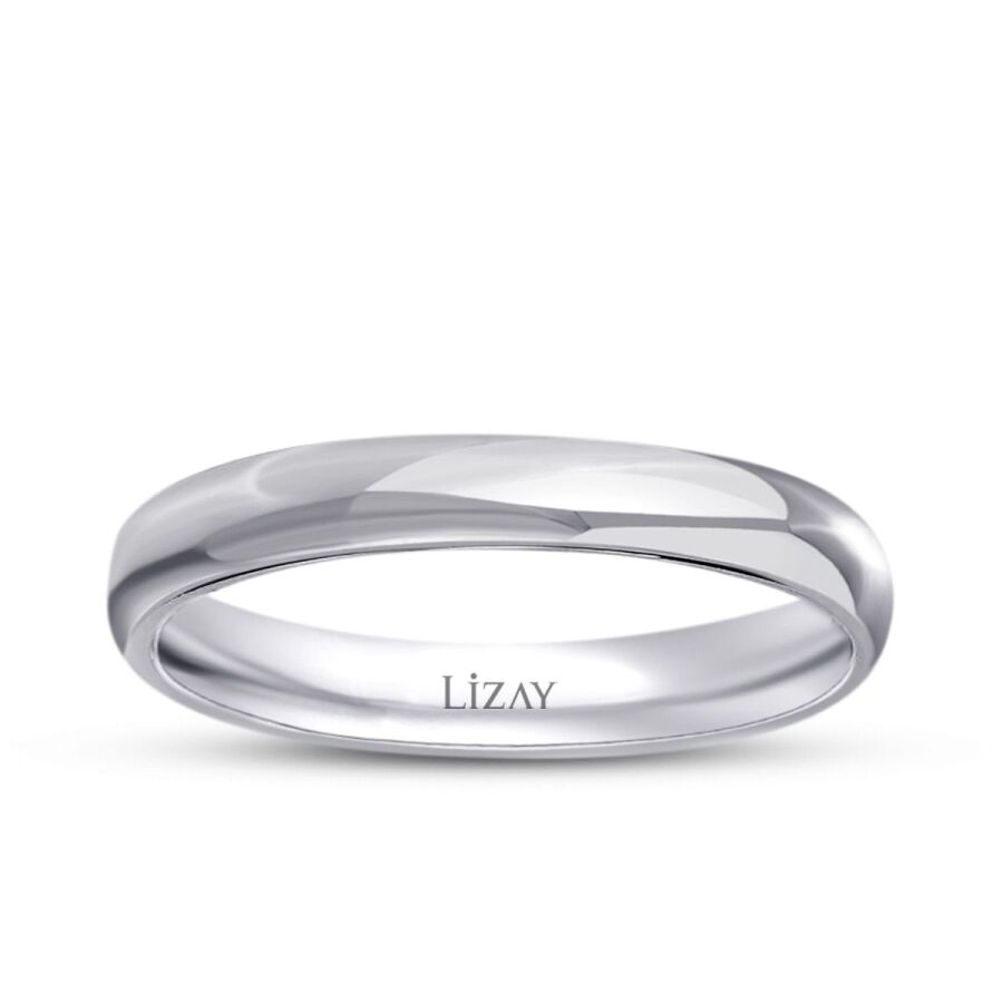 White Gold Classic Wedding Band