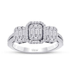 0,85 Carat Diamond Baguette Ring