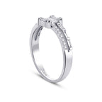 0,47 Carat Diamond Baguette Ring