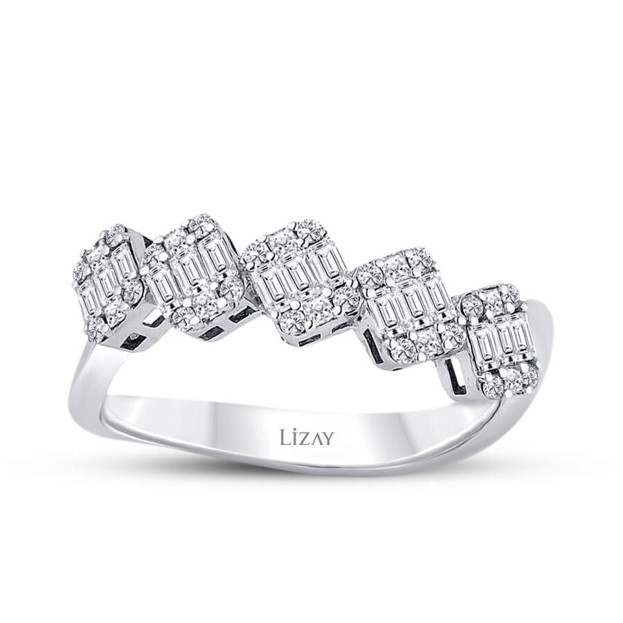 0,40 Carat Diamond Baguette Ring