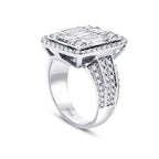 2,61 Carat Diamond Baguette Ring