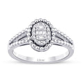 0,17 Carat Diamond Baguette Ring