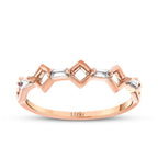 0,11 Carat Diamond Baguette Ring