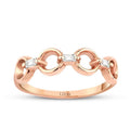 0,13 Carat Diamond Baguette Ring
