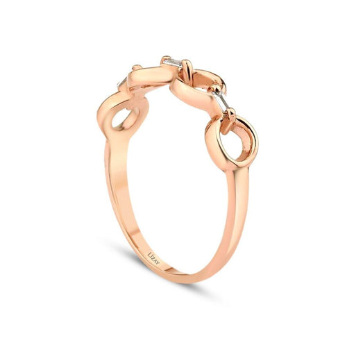 0.13 Carat Diamond Baguette Ring