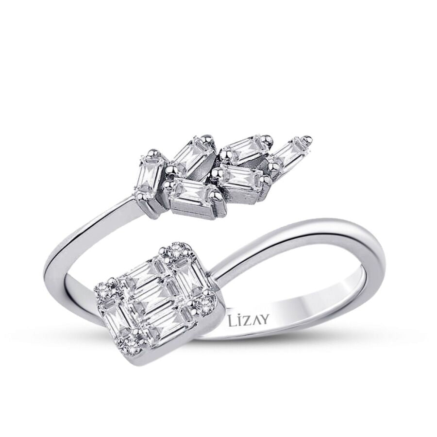 0.29 Carat Diamond Baguette Trend Ring