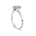 0,17 Carat Diamond Baguette Ring