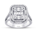 0,90 Carat Diamond Baguette Ring